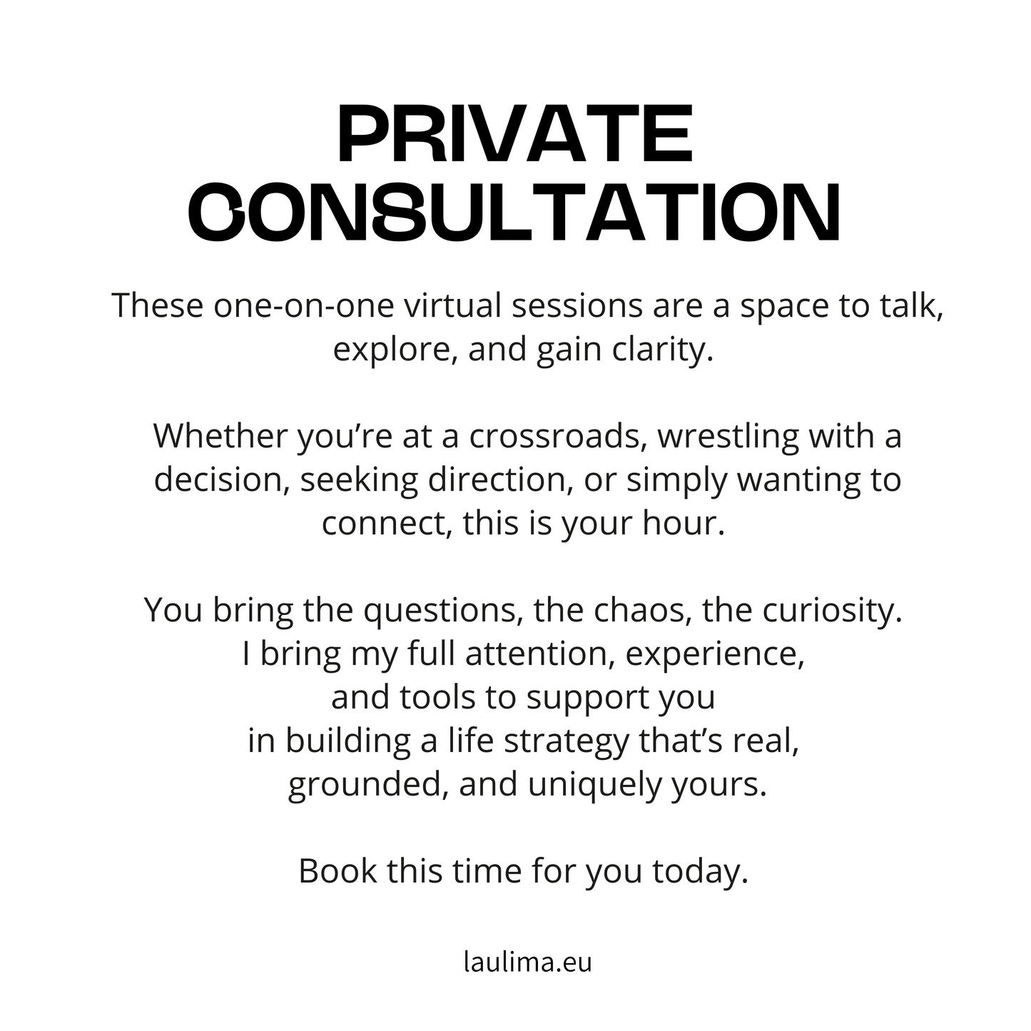 PRIVATE CONSULTATION with Gideon Le Roux INTERNATIONAL