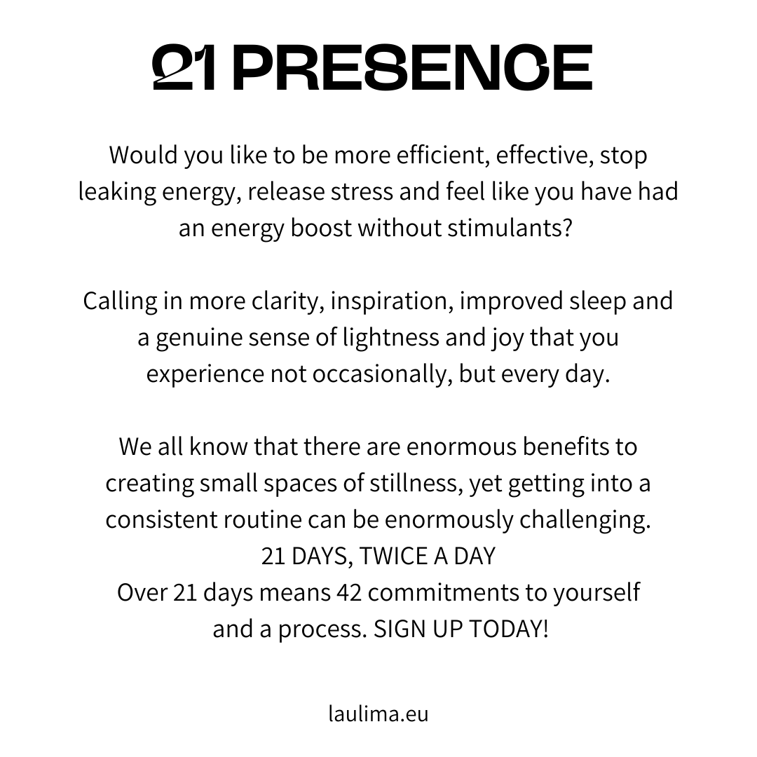 21 DAY PRESENCE by Mandy Myerson (Live + Recordings)