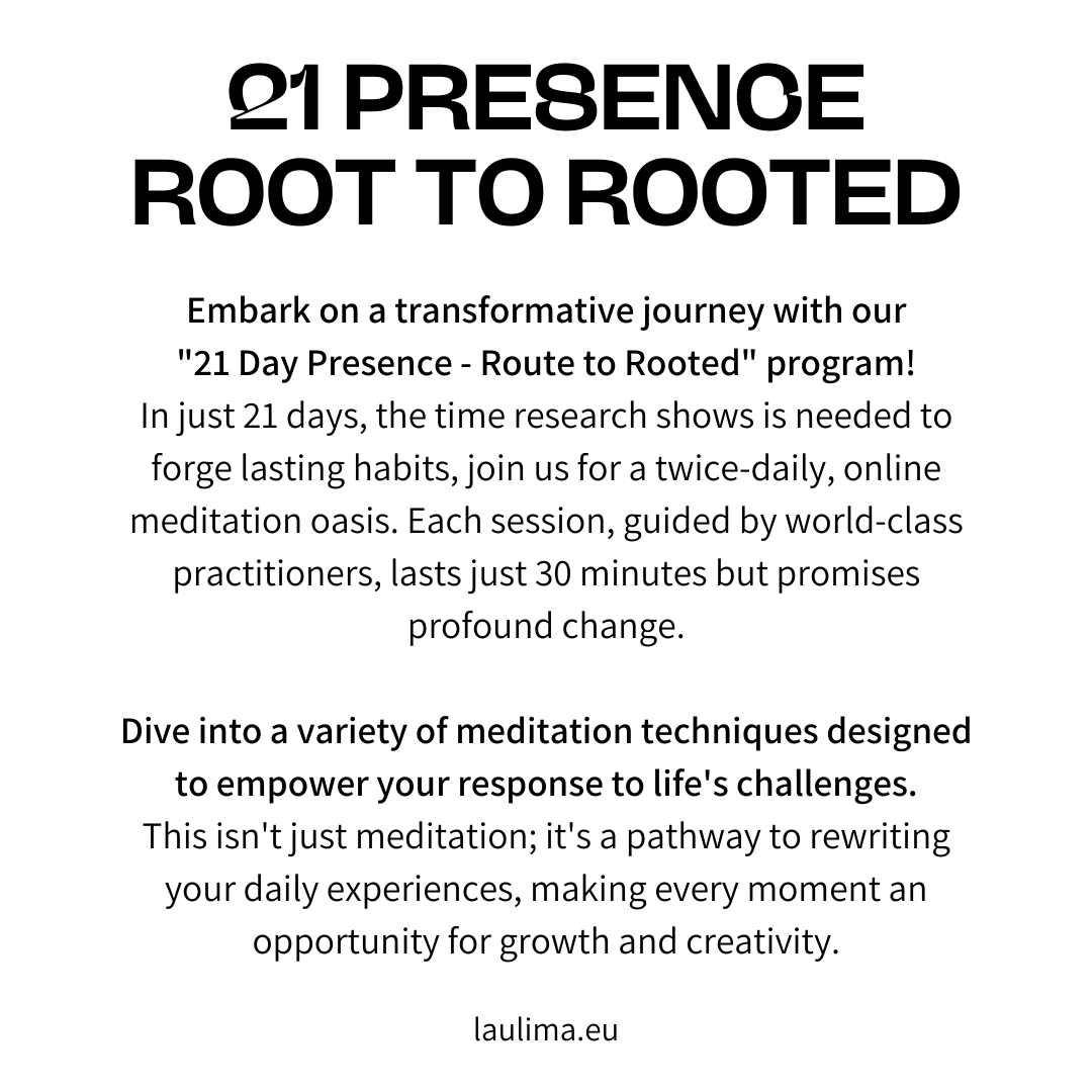 21 DAY PRESENCE - ROUTE TO ROOTED hosted by Mandy Myerson (Live)